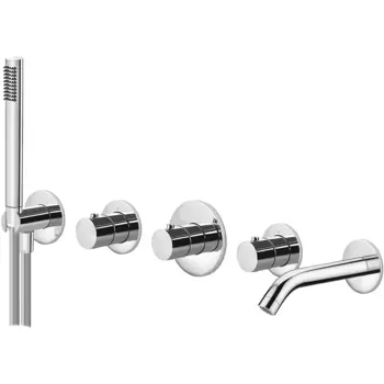 Смеситель Paffoni Modular Box MDE001CR для ванны с душем, хром