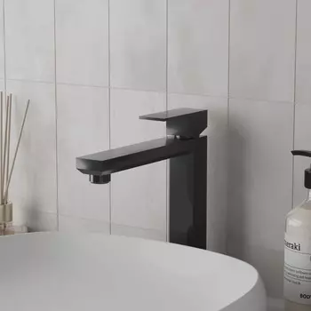 Смеситель Paini Grazia 21PZ205M для раковины черный матовый