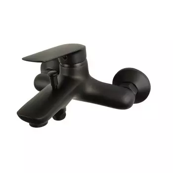 Смеситель Paini Laguna LAYO111 для ванны с душем черный матовый