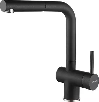 Смеситель для кухонной мойки Paulmark Dosse Do214418-418 черный металлик