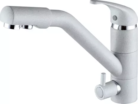 Смеситель для кухонной мойки Paulmark Hessen He213017-310 серый