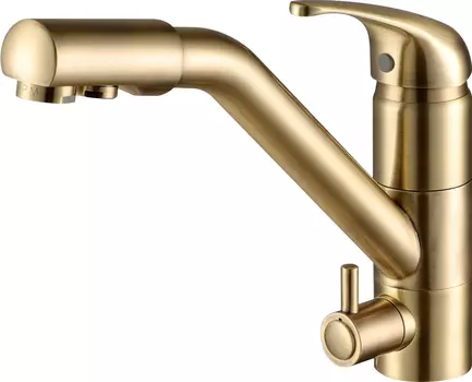 Смеситель для кухонной мойки Paulmark Hessen He213017-BR бронза