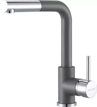 Смеситель для кухонной мойки Paulmark Kassel Ka214311-402 серый металлик