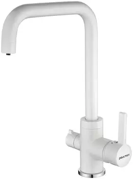 Смеситель для кухонной мойки Paulmark Logas Lo213021-431TW белый матовый
