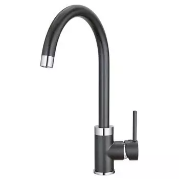 Смеситель Point PN3101B для кухонной мойки, черный