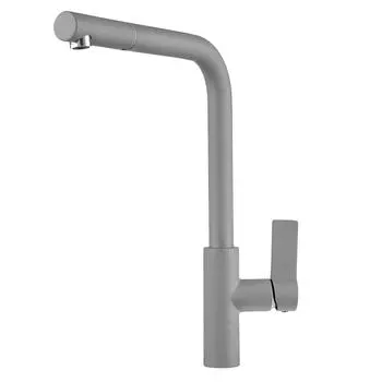 Смеситель Point PN3102AL для кухонной мойки, серый