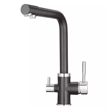 Смеситель Point PN3103B для кухонной мойки, черный