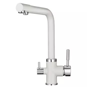 Смеситель Point PN3103W для кухонной мойки, белый
