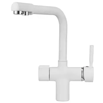 Смеситель Point PN3104W для кухонной мойки, белый
