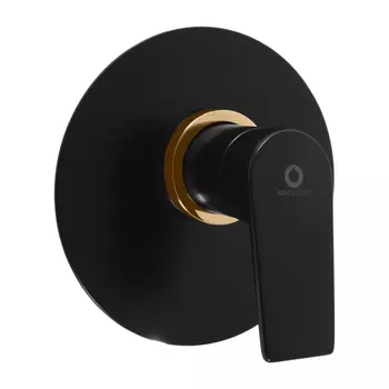 Смеситель Rav Slezak Colorado CO183LCMATZ для душа, черный / золото