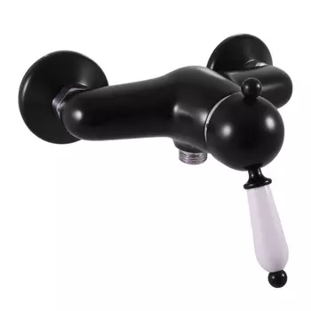 Смеситель Rav Slezak Labe L581.5CMATC для душа, черный матовый/ хром