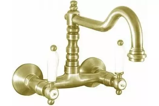 Смеситель Rav Slezak Morava retro MK502.5/28Z для раковины, золото