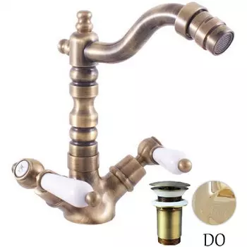 Смеситель Rav Slezak Morava retro MK521.5/9Z для биде, золото