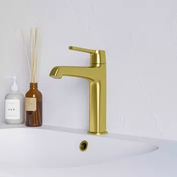 Смеситель RGW SP-301G для раковины, золото