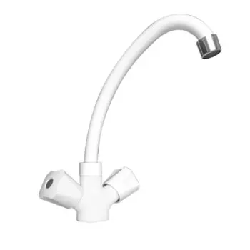 Смеситель РМС PL2-271F для кухни, белый