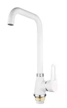 Смеситель РМС SL77W-017F-1 (белый) для кухонной мойки