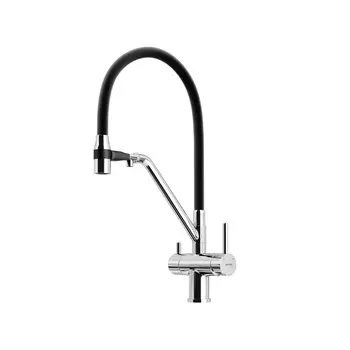 Смеситель Sancos Dora SC4003CH для кухонной мойки, с гибким изливом, хром