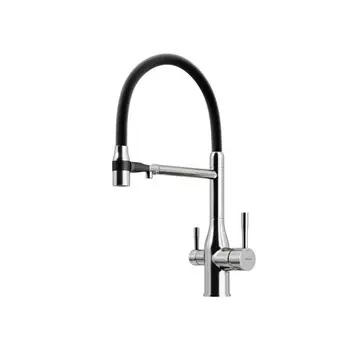 Смеситель Sancos Garda SC4009BN для кухонной мойки, с гибким изливом, брашированный никель