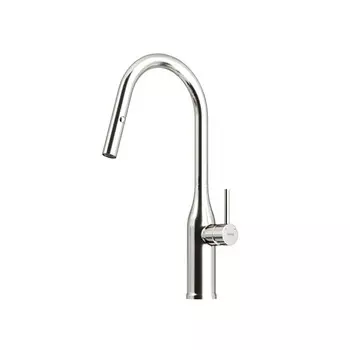 Смеситель Sancos Grand SC4002BNG для кухонной мойки, c вытяжным изливом, нержавеющая сталь