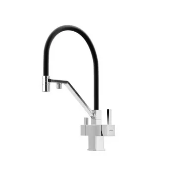 Смеситель Sancos Loro SC4007CH для кухонной мойки, с гибким изливом, хром