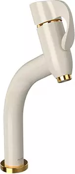 Смеситель Shouder Dante 0390316 для раковины слоновая кость/золото