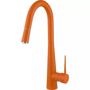 Смеситель Shouder Iten 300615 для кухни выдвижной излив оранжевый