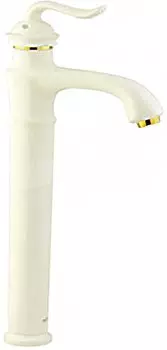 Смеситель Shouder Luka 0200316 для раковины слоновая кость/золото