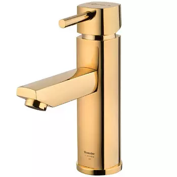 Смеситель Shouder Unique 0170206 для раковины золото