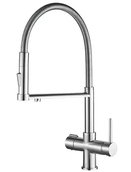 Смеситель Steel Hammer SH 2002 SATIN для кухонной мойки