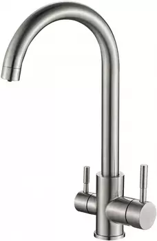 Смеситель Steel Hammer SH 713 INOX для кухонной мойки