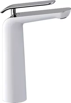 Смеситель Timo Olivia 3211/00-16F для раковины, хром-белый