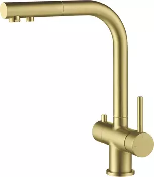 Смеситель для кухни Timo Saona 2356/17FL золото матовое