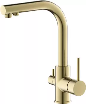 Смеситель Timo Saona 2376/02F для кухонной мойки, антик