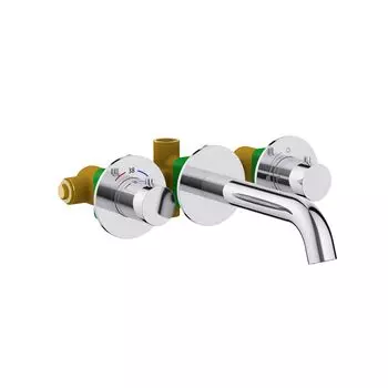 Смеситель Timo Saona 2381/00SM для раковины, встроенный, с термостатом, хром