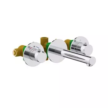 Смеситель Timo Saona 2382/00SM для раковины, встроенный, с термостатом, хром