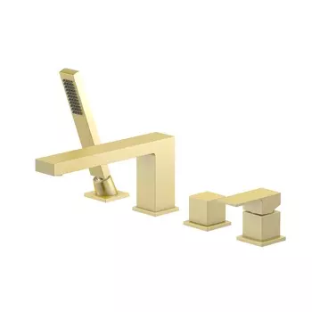 Смеситель Timo Selene 2130/17Y на борт ванны, золото матовое