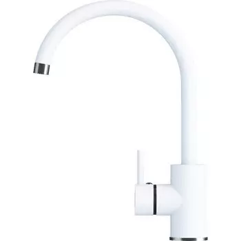 Смеситель Tolero Элара 464100 для кухонной мойки, белый