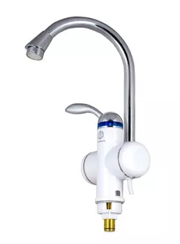 Смеситель Tsarsberg TSB-WH1101 с нагревом воды хром/белый