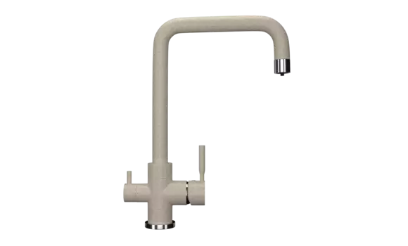 Смеситель Ulgran Classic U-019-328 для кухонной мойки, бежевый