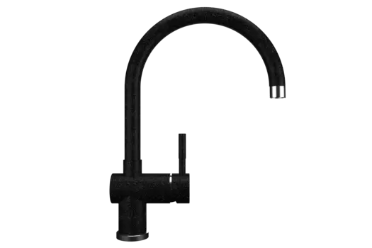 Смеситель Ulgran Classic U-021-308 для кухонной мойки, черный