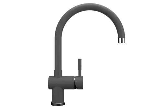 Смеситель Ulgran Classic U-021-309 для кухонной мойки, темно-серый