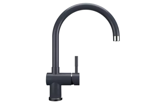 Смеситель Ulgran Classic U-021-343 для кухонной мойки, серый