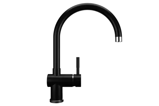 Смеситель Ulgran Classic U-021-344 для кухонной мойки, черный