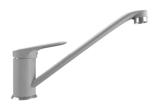 Смеситель Ulgran Quartz UQ-004-04 для кухонной мойки, платина