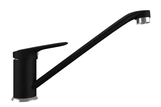 Смеситель Ulgran Quartz UQ-004-07 для кухонной мойки, уголь