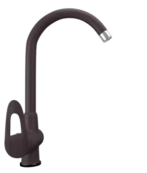 Смеситель Ulgran Quartz UQ-006-06 для кухонной мойки, трюфель