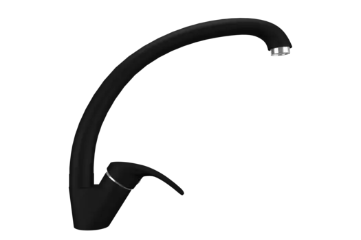 Смеситель Ulgran Quartz UQ-007-07 для кухонной мойки, уголь