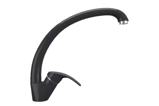 Смеситель Ulgran Quartz UQ-007-08 для кухонной мойки, черный