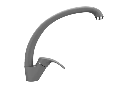 Смеситель Ulgran Quartz UQ-007-09 для кухонной мойки, асфальт