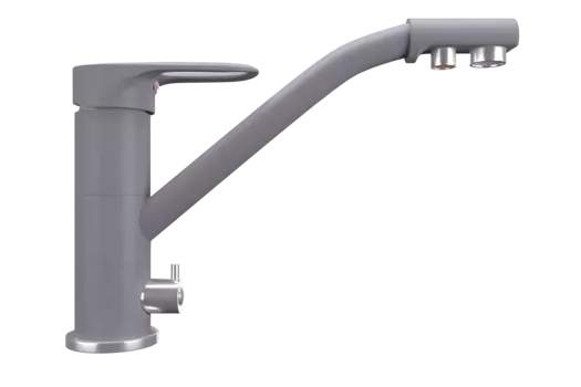 Смеситель Ulgran Quartz UQ-010-05 для кухонной мойки, бетон